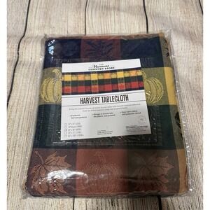 Vermont Country Store Harvest 72586 Tablecloth 62" x 90" Oblong New in Pkg GTbH